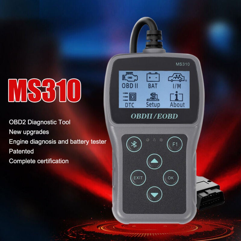OBD2 Scanner: 2.4 Inch Grey Display, Built-in DTC Search Library, 2.5 Foot Cable - Battery-free Operation, Code Reader for Car Engine Diagnostic, Vehicle Emission Check & DIY Car Owners - Image 4