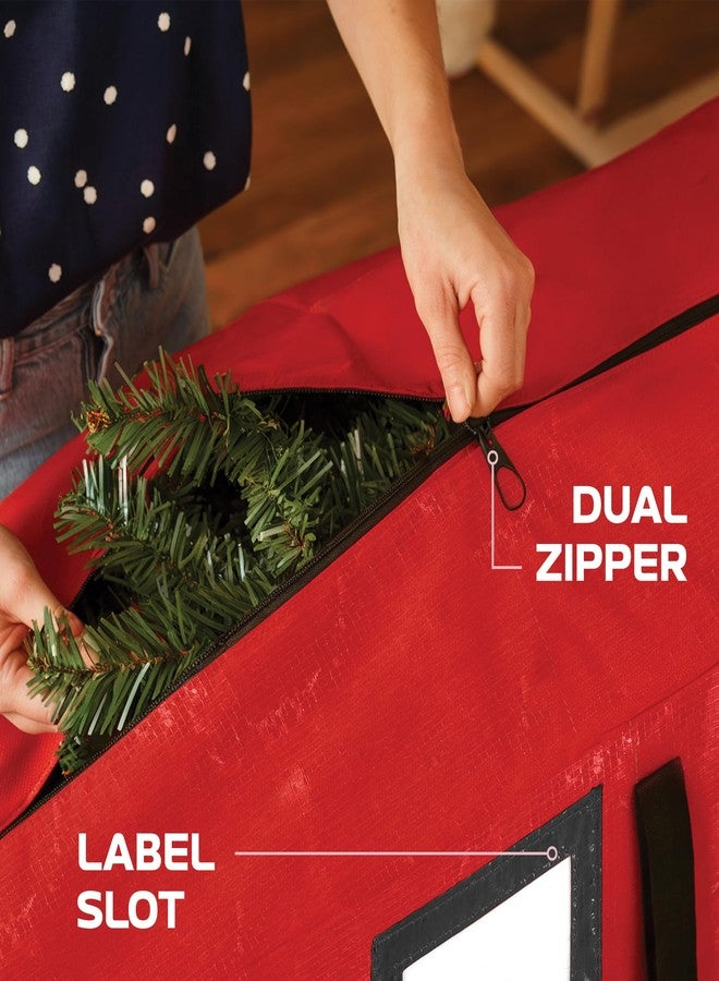 PEULEX Heavy Duty Christmas Tree Storage Bag - 9 Ft Artificial Christmas Tree Bag - Heavy-Duty Waterproof Material with Reinforced Handles - Full-Length Zipper for Easy Access, - Image 5
