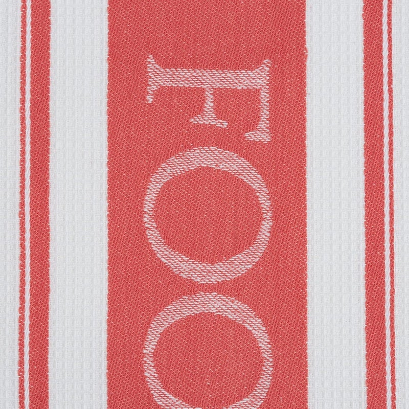 DII Everyday Collection Foodie Kitchen Set, Dishtowel & Dishcloth, Coral, 5 Piece - Image 4