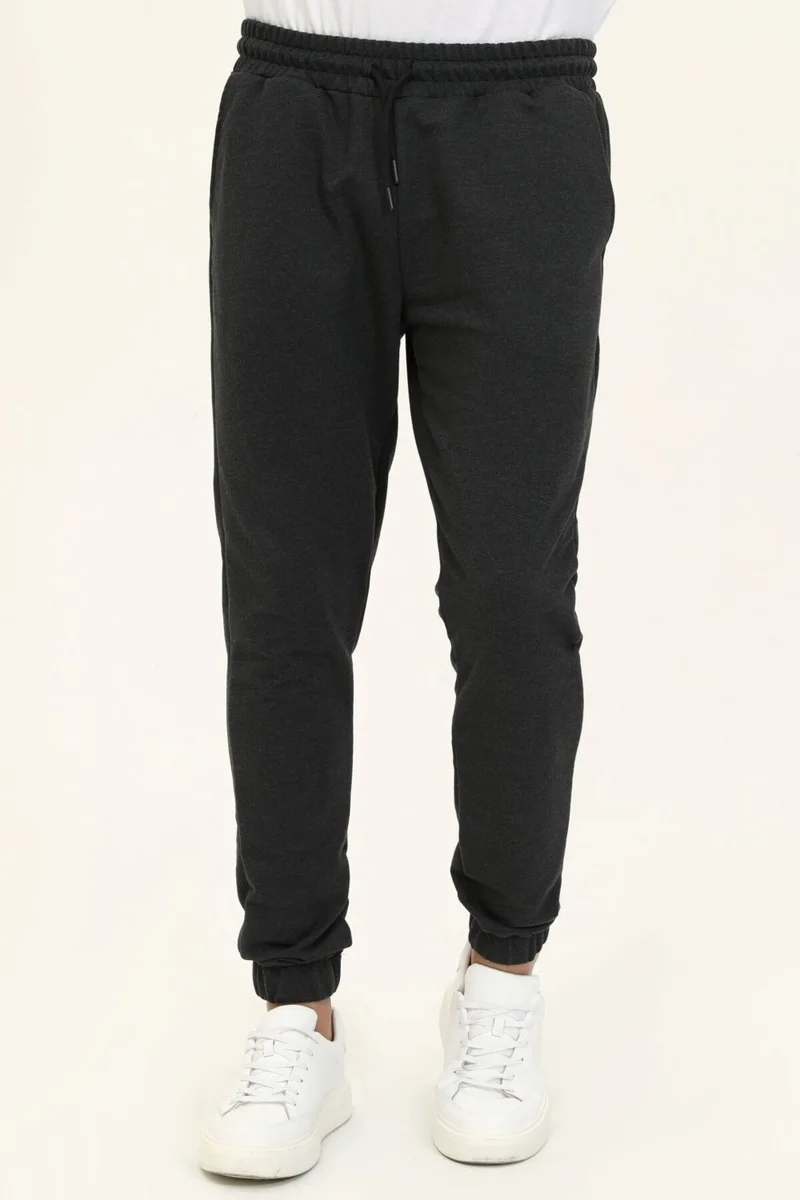 Defy's Men's Fleto Pocket Detailed Jogger Anthracite - S