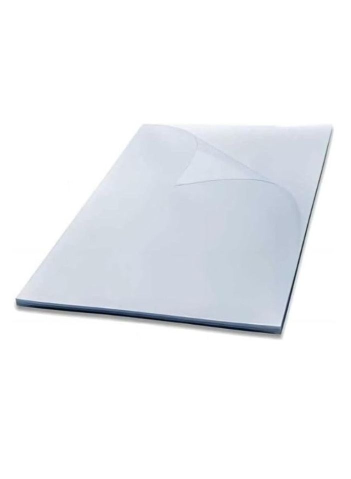 Terabyte ورقة ربط بلاستيكية شفافة A4 100 قطعة، PVC شفاف ورق بلاستيكي سميك بسماكة 500 ميكرون - Image 3