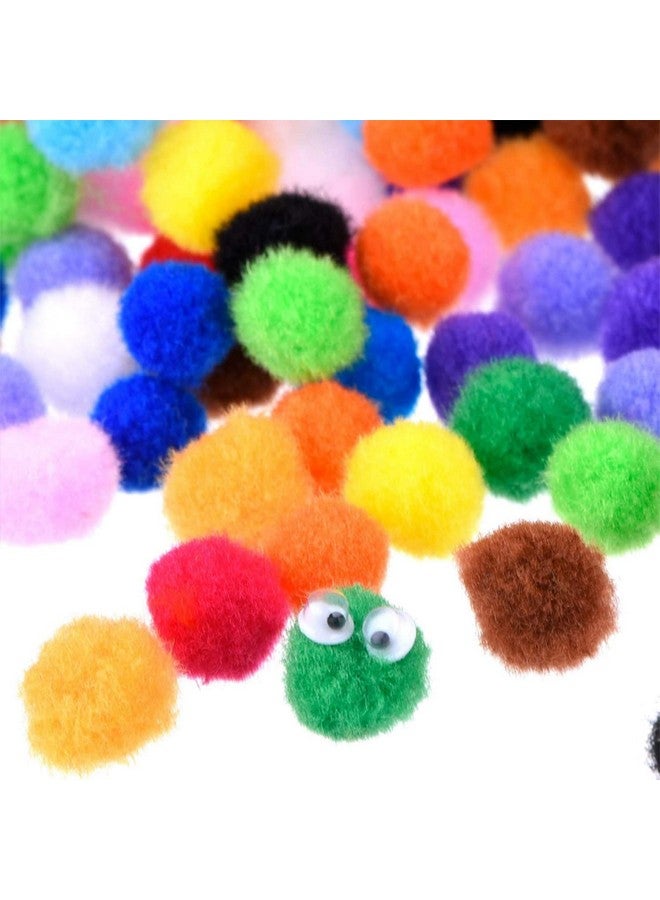 Blulu 500 Pcs 0.5 Inch Polypropylene Pompoms For Craft Making, Small Pom Poms Balls Art And Craft Diy Decorations(Multicolor) - Image 2