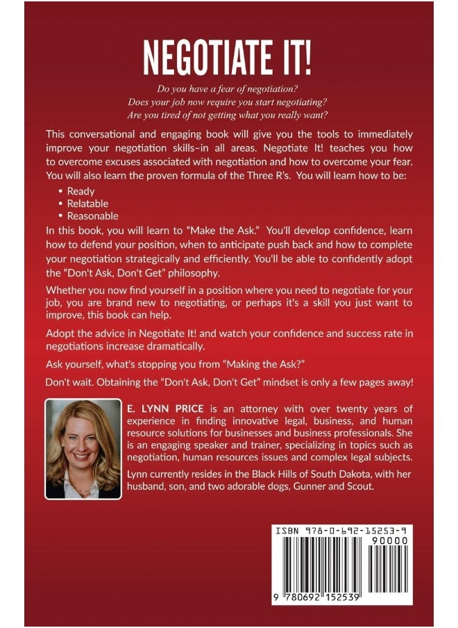 Negotiate It!: How to Crush Your Fears, Develop Your Negotiation Muscle, and Gain Power in the Workplace  - Image 1