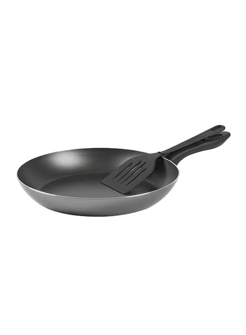 Bisbell Non Stick Frypan With Spatula 26Cm – Durable Aluminium Pan With Heat-Resistant Handle, Easy Cleaning Surface - Image 2