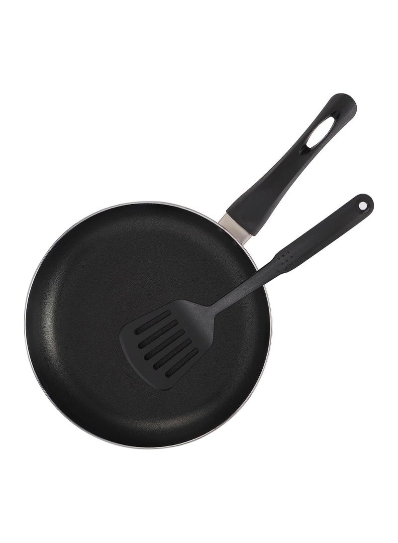 Bisbell Non Stick Frypan With Spatula 26Cm – Durable Aluminium Pan With Heat-Resistant Handle, Easy Cleaning Surface - Image 3