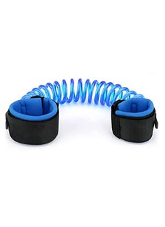 Anti Lost Wrist Link, Child Outdoor Safety Hook and Loop Wristband Leash Child Safety Harness for Kids and Toddlers, 1.5M Blue