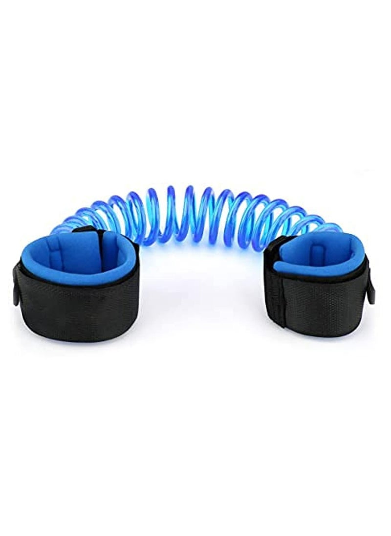 Generic - Anti Lost Wrist Link, Child Outdoor Safety Hook and Loop Wristband Leash Child Safety Harness for Kids and Toddlers, 1.5M Blue - Image 1
