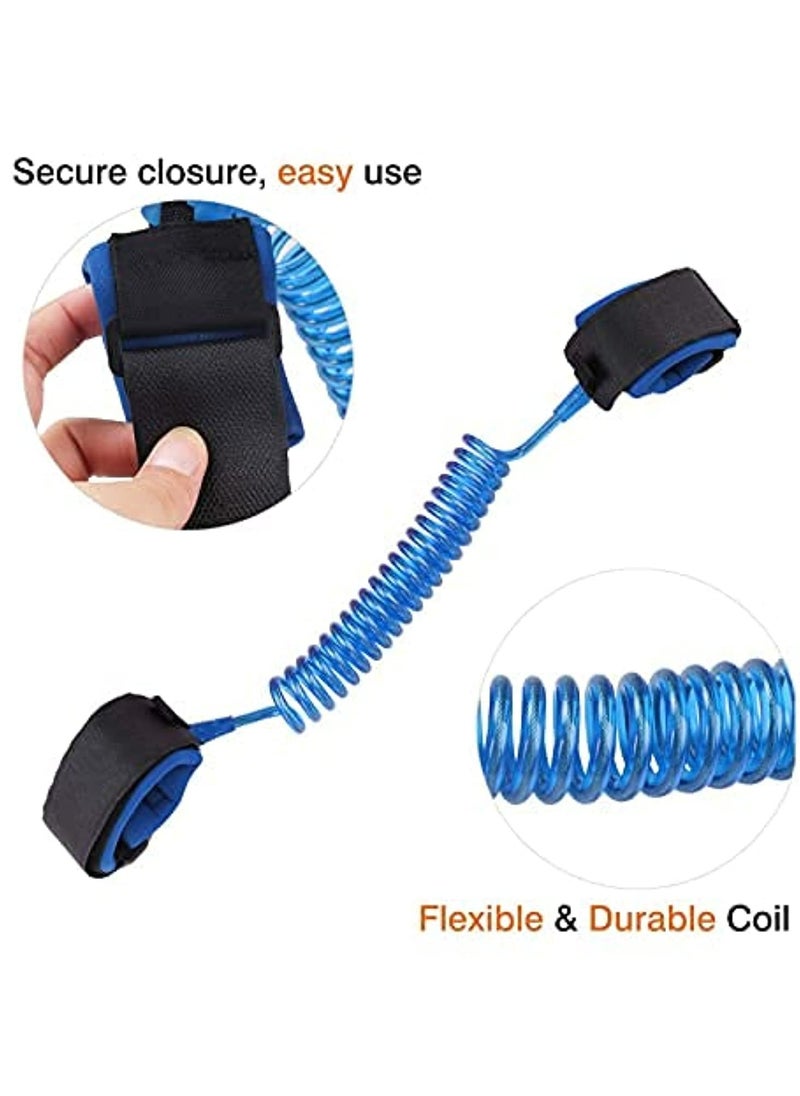 Generic - Anti Lost Wrist Link, Child Outdoor Safety Hook and Loop Wristband Leash Child Safety Harness for Kids and Toddlers, 1.5M Blue - Image 1