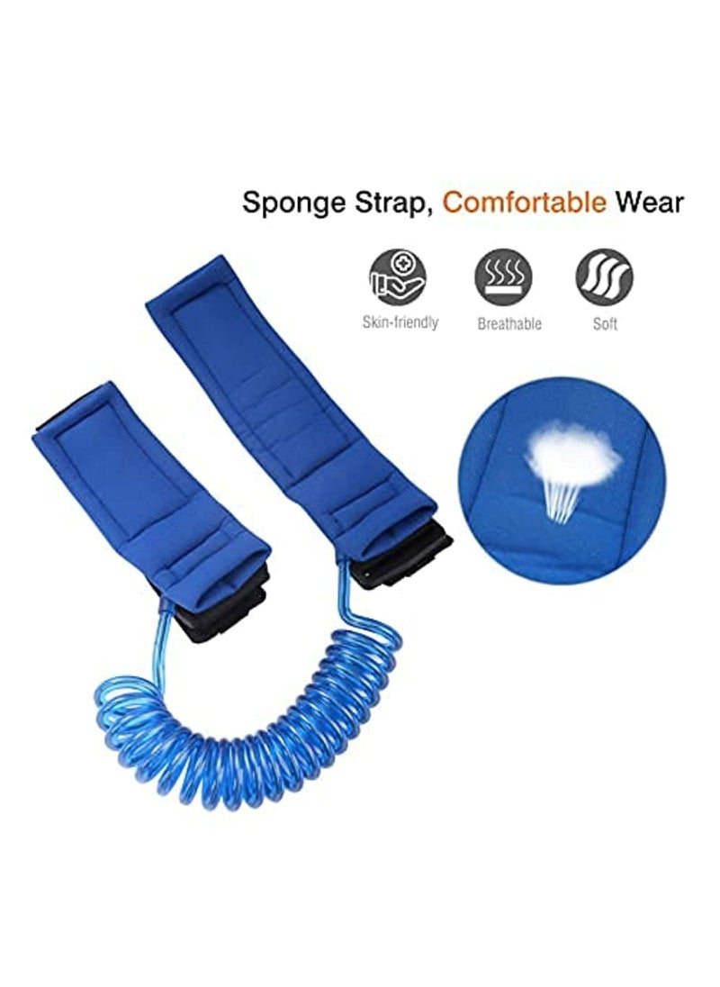 Generic - Anti Lost Wrist Link, Child Outdoor Safety Hook and Loop Wristband Leash Child Safety Harness for Kids and Toddlers, 1.5M Blue - Image 1