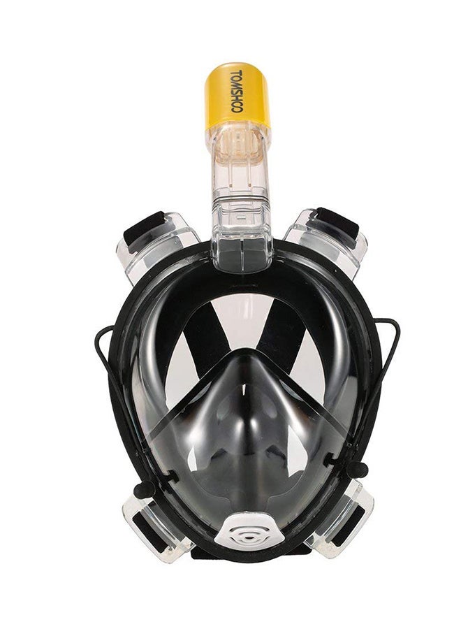 TOMSHOO Panoramic Full Face Snorkel Mask 0.46kg - Image 1