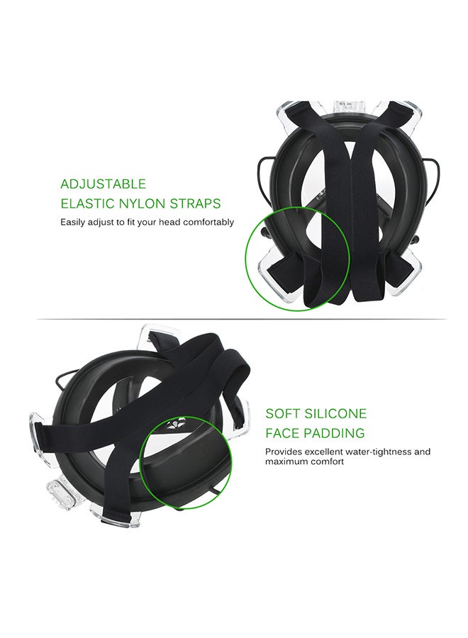 TOMSHOO Panoramic Full Face Snorkel Mask 0.46kg - Image 4