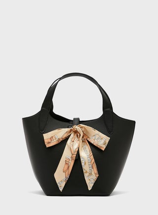 Silky Bow Detail Bucket Tote Bag - pzsku/Z9793859AD65C59418348Z/45/_/1694563295/93fc5e8f-95d2-4e12-85b0-0748db9203ed