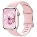 SuperNaNa Sport Silicone Band Compatible with Apple Watch Bands 40mm 38mm 41mm 44mm 45mm 42mm 49mm Women MenSoft Wristband Waterproof Replacement Sport Strap for iWatch Bands Series 9 8 7 6 5 4 3 2 1 SE Ultra - Image 2