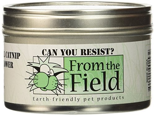 from The Field | Can You Resist Catnip Leaf & Flower | Fresh USA-Grown Premium Catnip in Resealable Tin Can | Natural Catnip for Cats & Kittens, Potent & Eco-Friendly | 1-Ounce - Image 3
