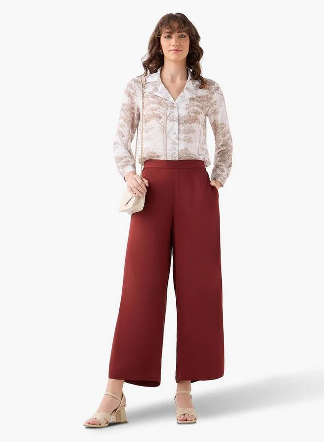 Splash FAV Basic Semi-Elastic Waist Viscose Pants