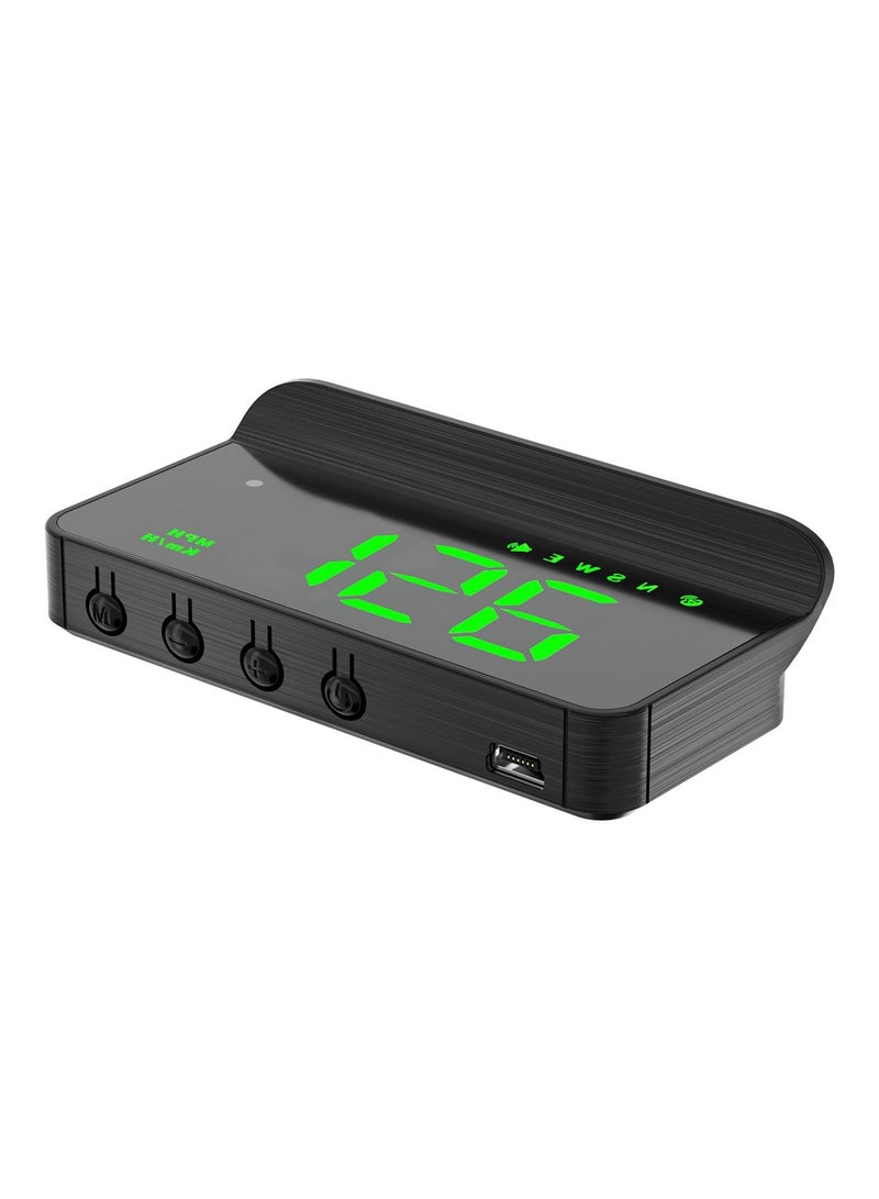 Heads Up Display for Cars,Windshield Speedometer Projector M1,Digital GPS Speedometer with Speed,Driving Direction,Overspeed Alarm Fatigued Driving,GPS Mode for All Vehicles - Image 1