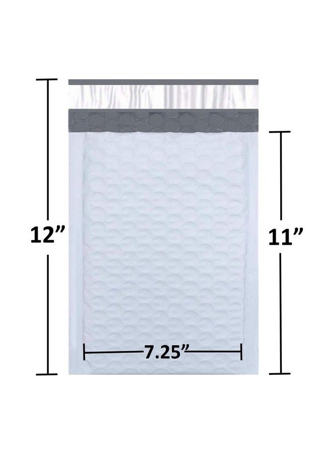 Sales4Less 1 Poly Bubble Mailers 7.25X12 Inches Shipping Padded Envelopes Self Seal Waterproof Cushioned Mailer 50 Pack White - Image 3