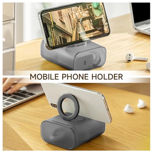 Verilux® Cable Organizer, Charging Cable Storage Box Travel Organizer, Portable Charging Cable Travel Case with Lid for USB Cable, Earphone, Earbuds, Charger, Travel Accessories, 7.8x4.9x9.3cm - Image 5