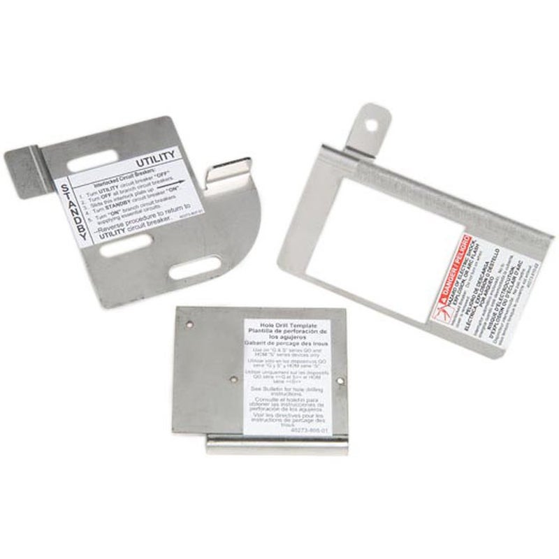 Schneider Electric Square D - HOMCGK2C Homeline Cover Generator and QOM2 Frame Size Main Breaker Interlock Kit  - Image 1