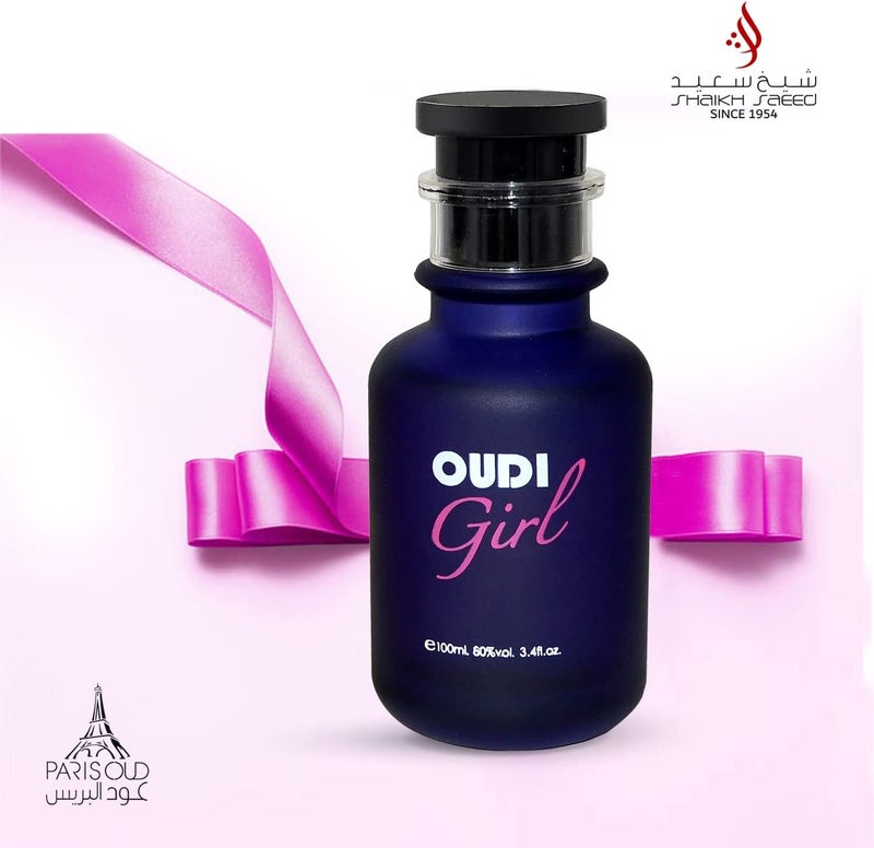 Shaikh Saeed – Oudi Girl 100ML EDP | Parisian Oud Perfume for Women | Long-Lasting Elegant Fragrance (Floral) - Image 3