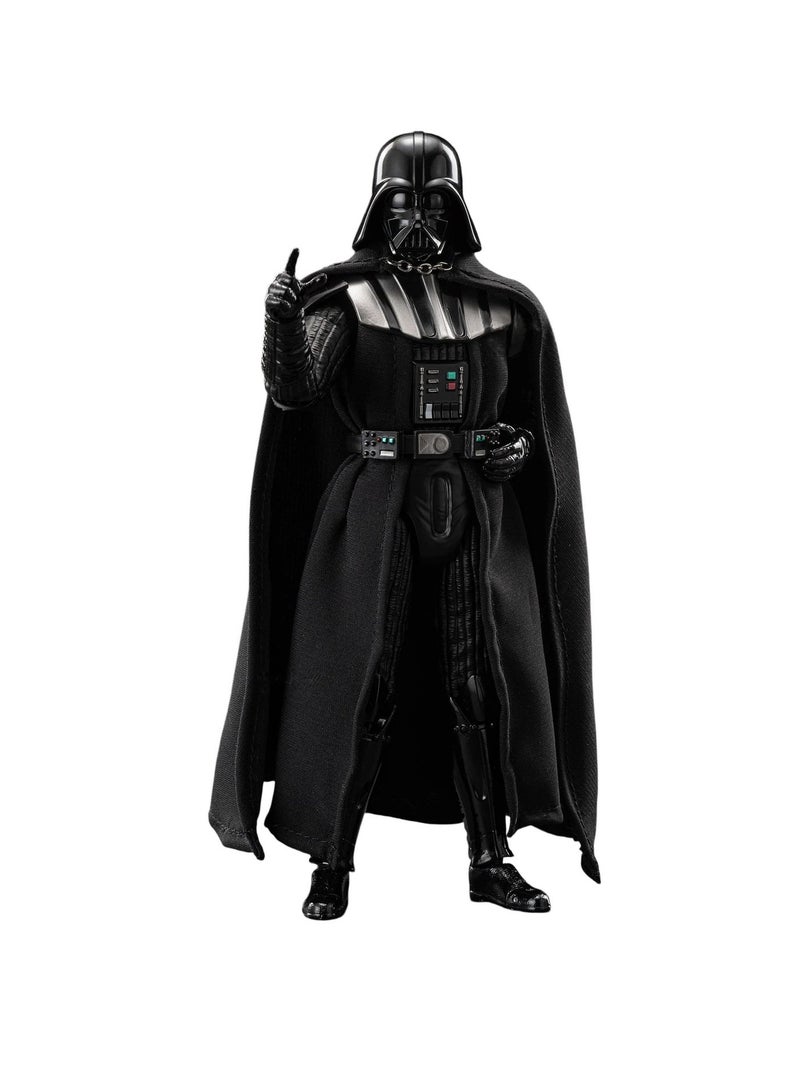 Star Wars Darth Vader Action Figure, Sith Lord Black Armor Movable Model with Cloth Robe & Lightsaber, Collectible Toy with Original Gift Box - Image 4