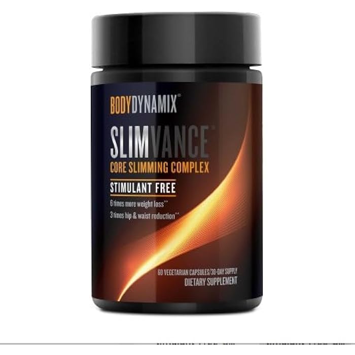 BodyDynamix Slimvance Core Slimming Complex, Stimulant Free, 60 Capsules - Image 1