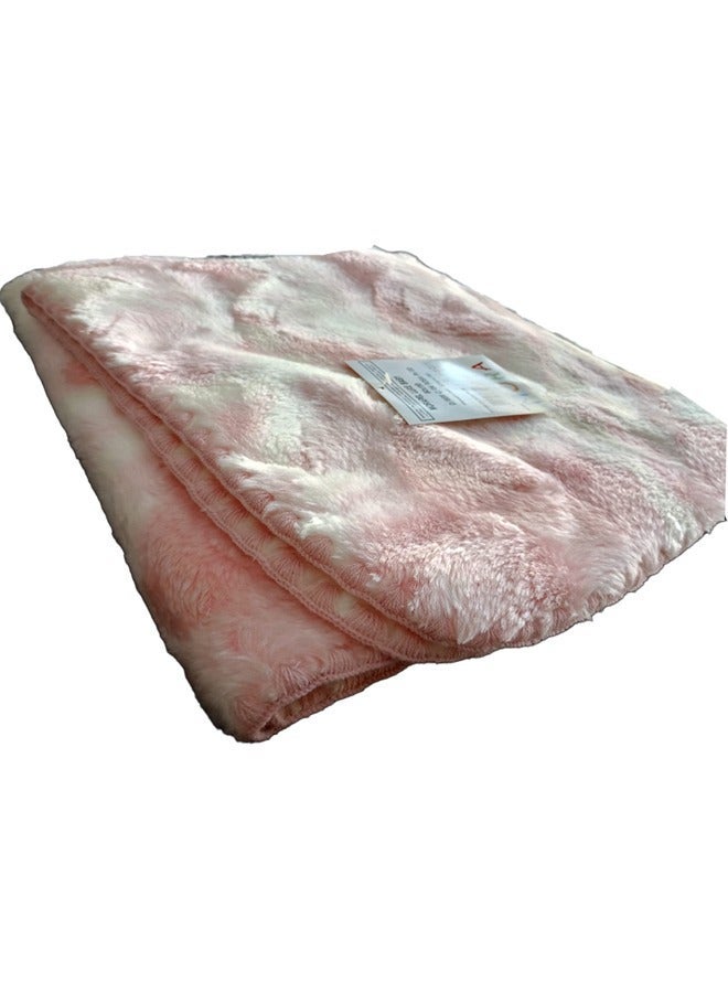 مورا سباين بطانية أطفال - موديل: بللوكس - مقاس: 80*110 - اللون: بينك- إنتاج شركة مورا الأسبانية. - Image 3