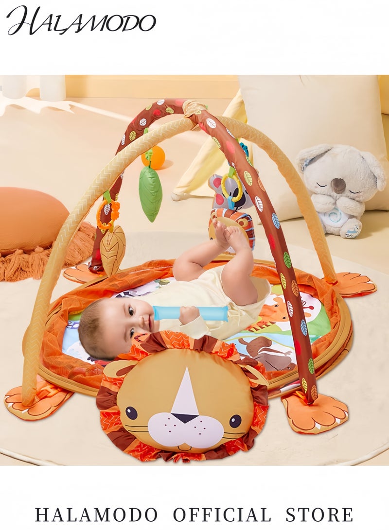 HALAMODO 3-in-1 Portable Foldable Baby Play Mat and 30 Balls Activity Gym and Ball Pit with Tummy Time Mat Sensory Toys for Toddlers 0-36 Months - Image 4