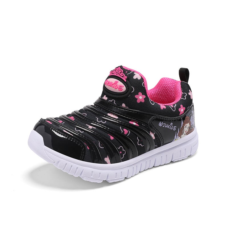 1801 Kidsren'S Shoes, Kidsren'S Baby Shoes, Toddler Shoes, Spring & Fall Low-Cut Footwear For Men And Women, Lightweight Breathable Sports Shoes For Small And Medium-Sized Kidsren - Image 5