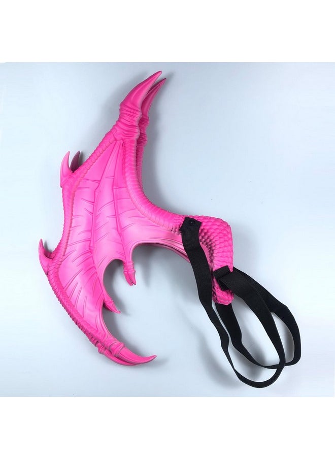 Alodidae - Dragon Wings Bat Wing Halloween Mardi Gras Demon Costume Cosplay Accessory (Pink) - Image 1