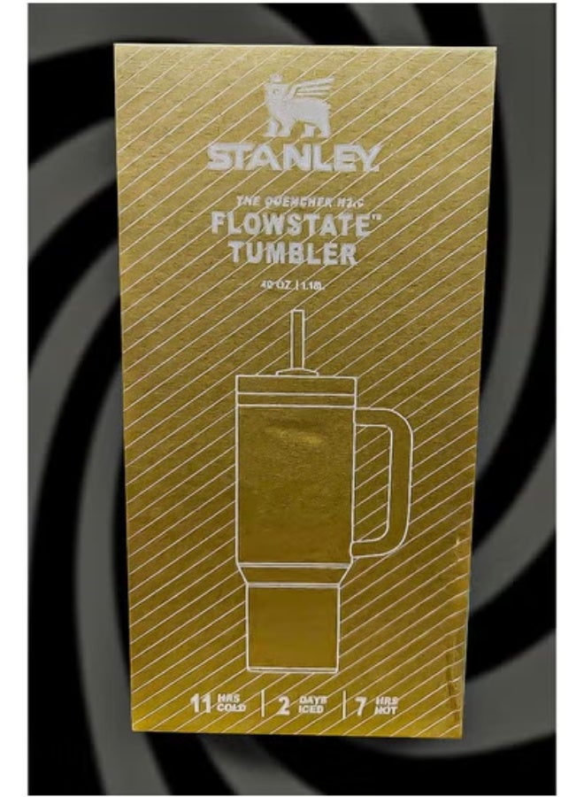 Stanley 40oz Stainless Steel Tumbler with Reusable Straw – Leakproof FlowState Lid & Double Wall Insulation – BPA Free, Eco Friendly & Dishwasher Safe – Keeps Drinks Hot 16H & Cold 24H – Slim Base Fits Most Car Cup Holders – Ergonomic Handle for Comfortable Use at Work, Outdoors & On the Go - Image 4