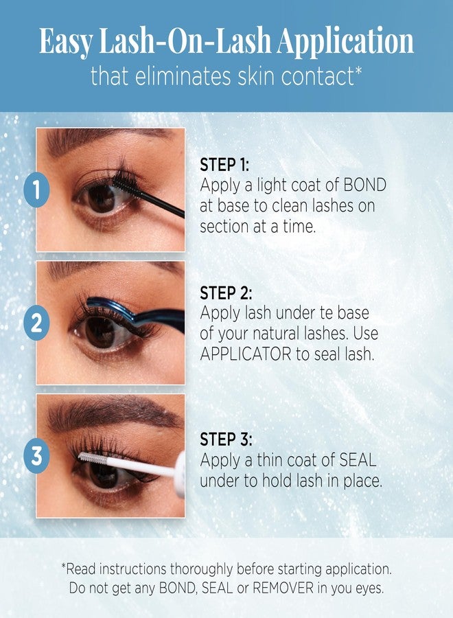 ARDELL طقم إعادة تعبئة رموش أورديل السلسة، ويسبي - 32 طول مجموعة متنوعة، مجموعات رموش قابلة للتخصيص لعيون طبيعية - Image 5