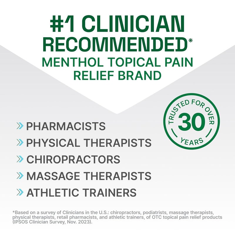 Biofreeze Professional Pain Relief Spray for Knee Neck Hip Joint Shoulder  Simple Backache Arthritis Pain Reliever Sore Muscle Relief Colorless Menthol Spray 4 Fl Oz Pack of 3 - Image 2