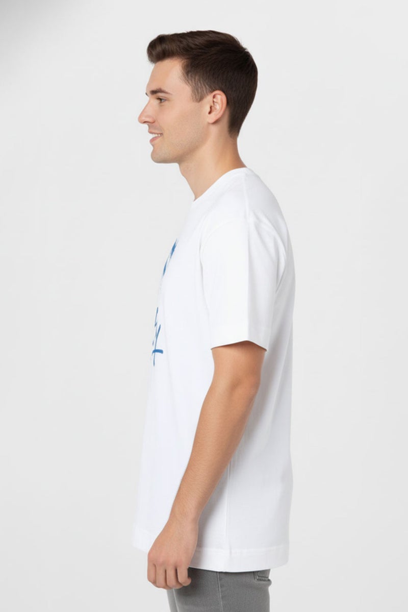 GIVENCHY Men Crew Neck Short Sleeve Graphic Print T-Shirt, White - Image 2