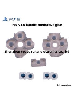 Generic PS5 Handle Key Conductive Adhesive Cross Key L1R1 Key Rubber Pad PS5 Game Handle V1 V2V3 Conductive Adhesive-Product Color:PS5-1 Generation 2 Generation LR Key Glue/single  - Image 4