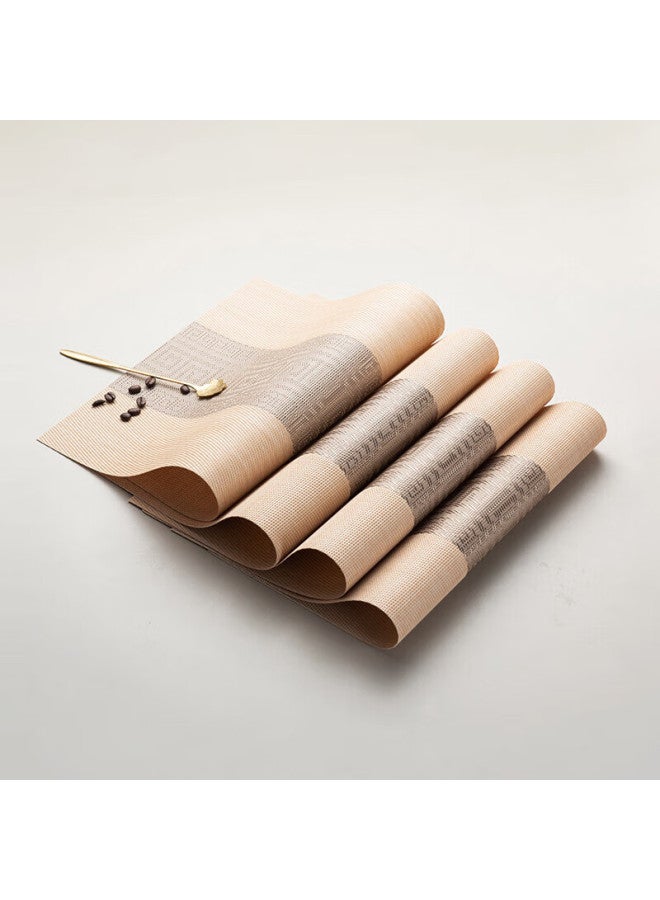Avivi Aiwei Placemats, Heat-resistant Mats, Western-style Placemats, Tea Mats, Waterproof Coffee Table Mats, Table Flags, Dining Table Mats, Plate Mats, 30*45*4 Pieces, Mizan - Image 3