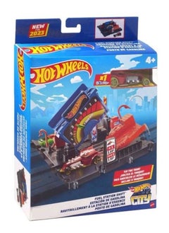 HotWheels City Fuel Station Shift Track Set HKX45/HMD53