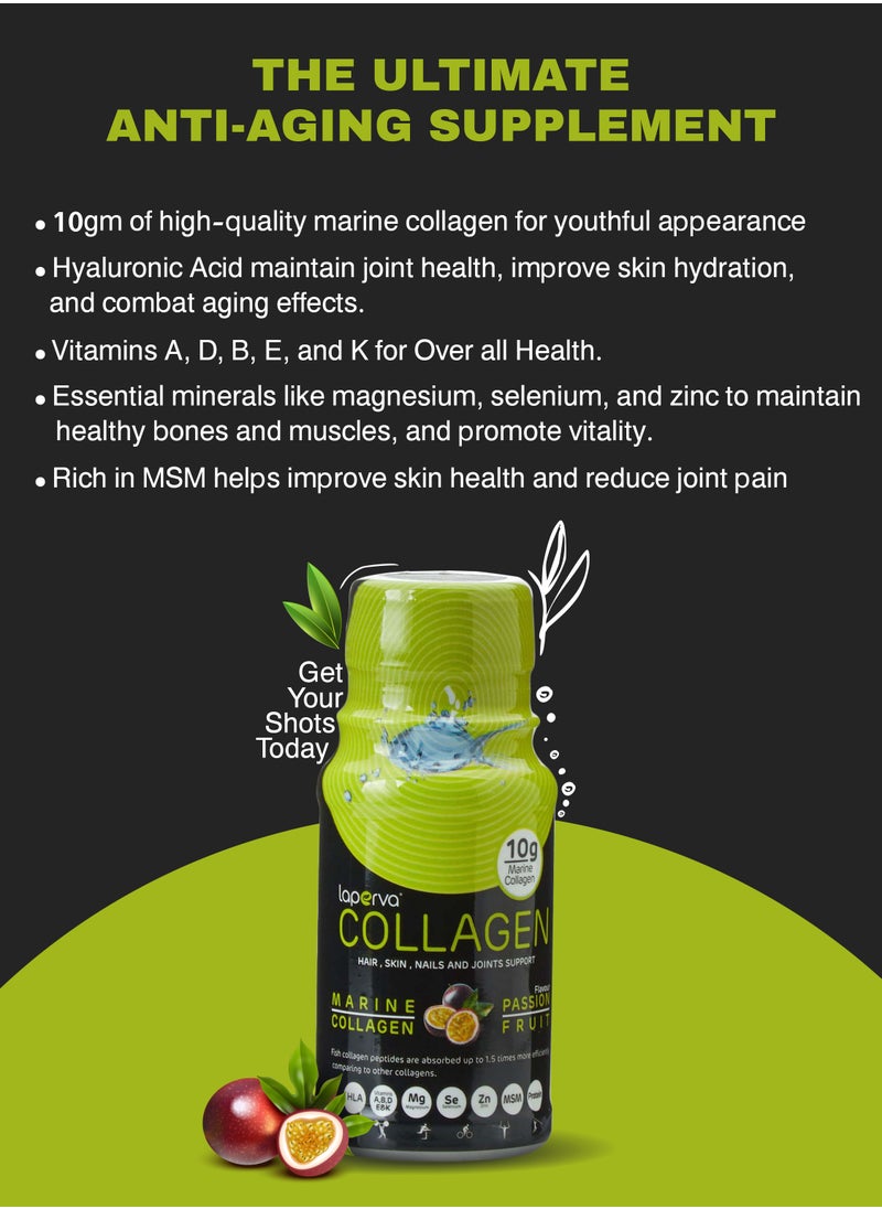 Laperva Collagen Passion Fruit Flavor - 60ml Pack of 12  - Image 2