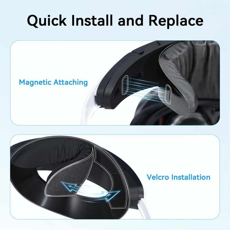 AMVR CM1 Comfortable Mod Kit for PS VR 2 Accessories, Stay in The Sweet Spot, Weight Balancer, Upgraded Soft&Breathable Forehead Pad and Rear Pad - Image 5