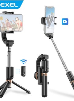 Generic Apexel APL-D6 4-Section Single Axis Handheld Gimbal Stabilizer Black  - Image 1