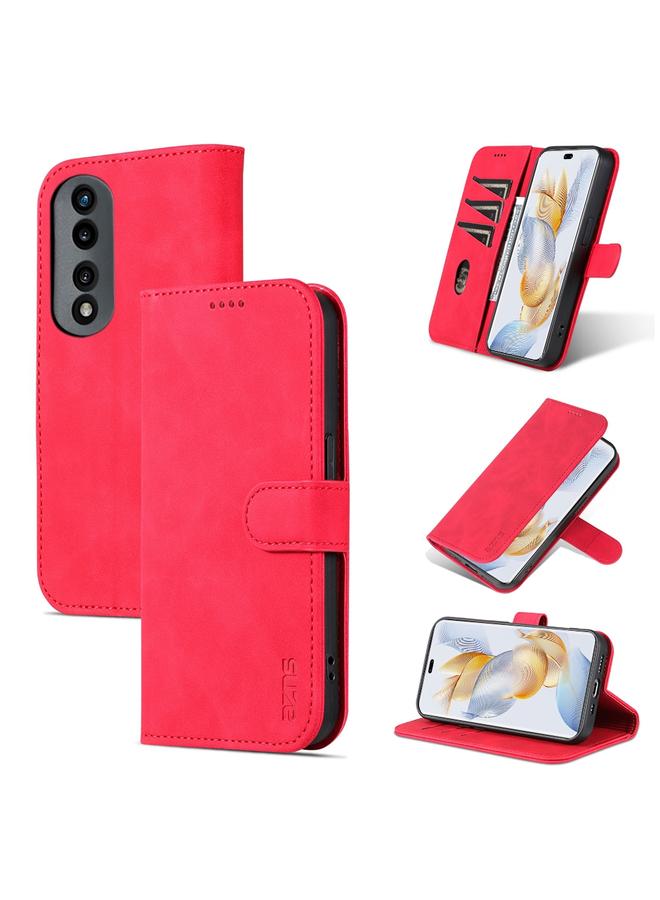 Case For Honor 90 Pro Skin Feel Calf Texture Flip Leather Phone Case