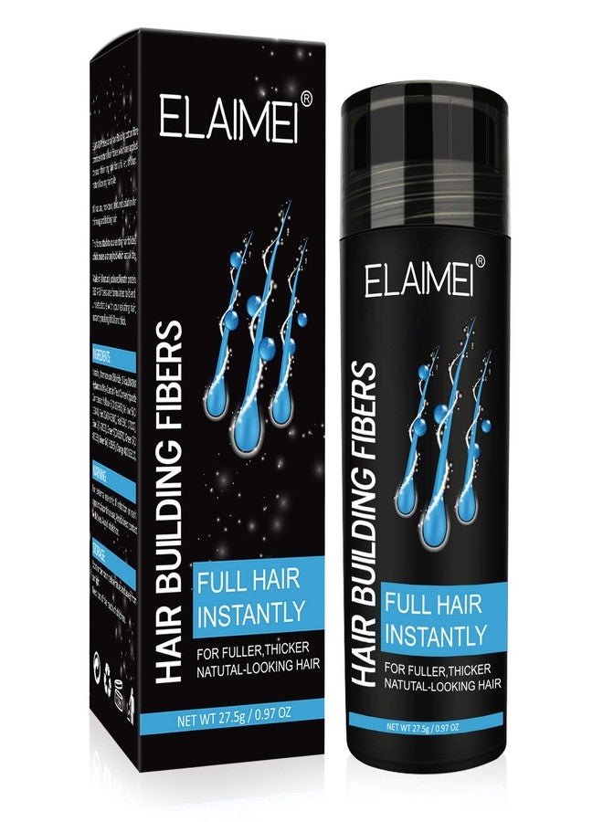 N\D Hairline powder Hair fiber natural hair fiber Apply to men women Get thick hair Conceals Hair Loss (Black) - Image 1