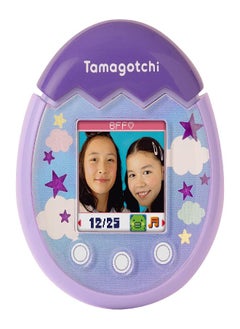 Tamagotchi Tamagotchi 42902 Bandai Pix-The Next Generation of Virtual Reality Pet with Camera, Games and Collectable Characters-Sky, Purple  - Image 3