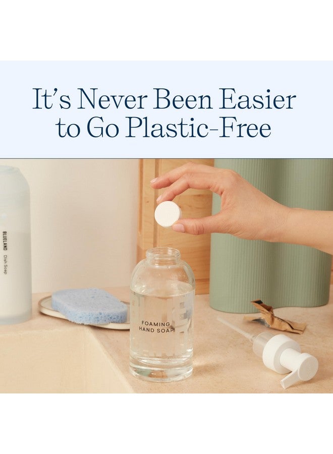 BLUELAND Hand Soap Starter Set - 1 Refillable Glass Foaming Hand Soap Container + 4 Tablets Refills, Variety Scents, Eco-Friendly Products & Cleaning Supplies,4 x 9 Fl oz Bottles (36 Fl oz Total) - Image 2