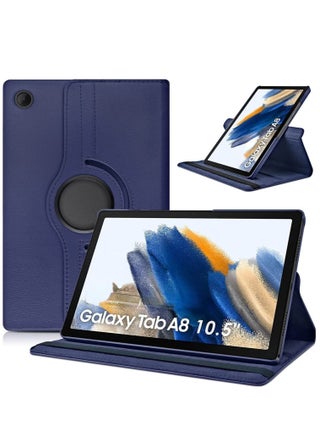 Case Compatible with Galaxy Tab A8 10.5" Case (SM-X200/X205/X207), Galaxy Tab A8 Case 10.5 inch,Auto Sleep/Wake 360° Rotating Stand Folio Leather Case for Tab A8 2022 (Dark blue) - pzsku/Z97952400A22FEEF9C086Z/45/_/1693733723/8e1cf34c-9ae2-4b72-9e35-d25149438412