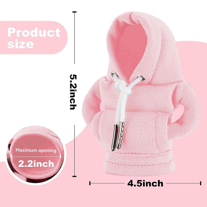 SLLAK Gear Shift Hoodie, Universal Car Shift Knob Cover, Mini Hoodie for Car Shifter, Automotive Interior Cute Gadgets, Car Accessories and Decorations - Image 2
