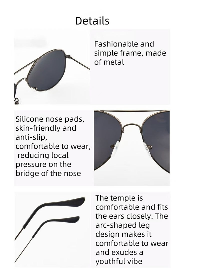 Akali Anti-ultraviolet black-frame gray-lens polarized sunglasses - Image 2