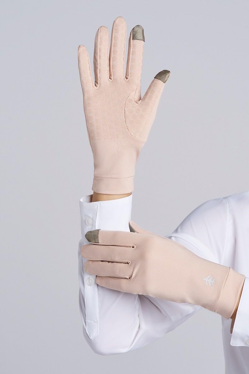 Coolibar Women's UV Protective Gloves with Touchscreen Compatibility - Image 4