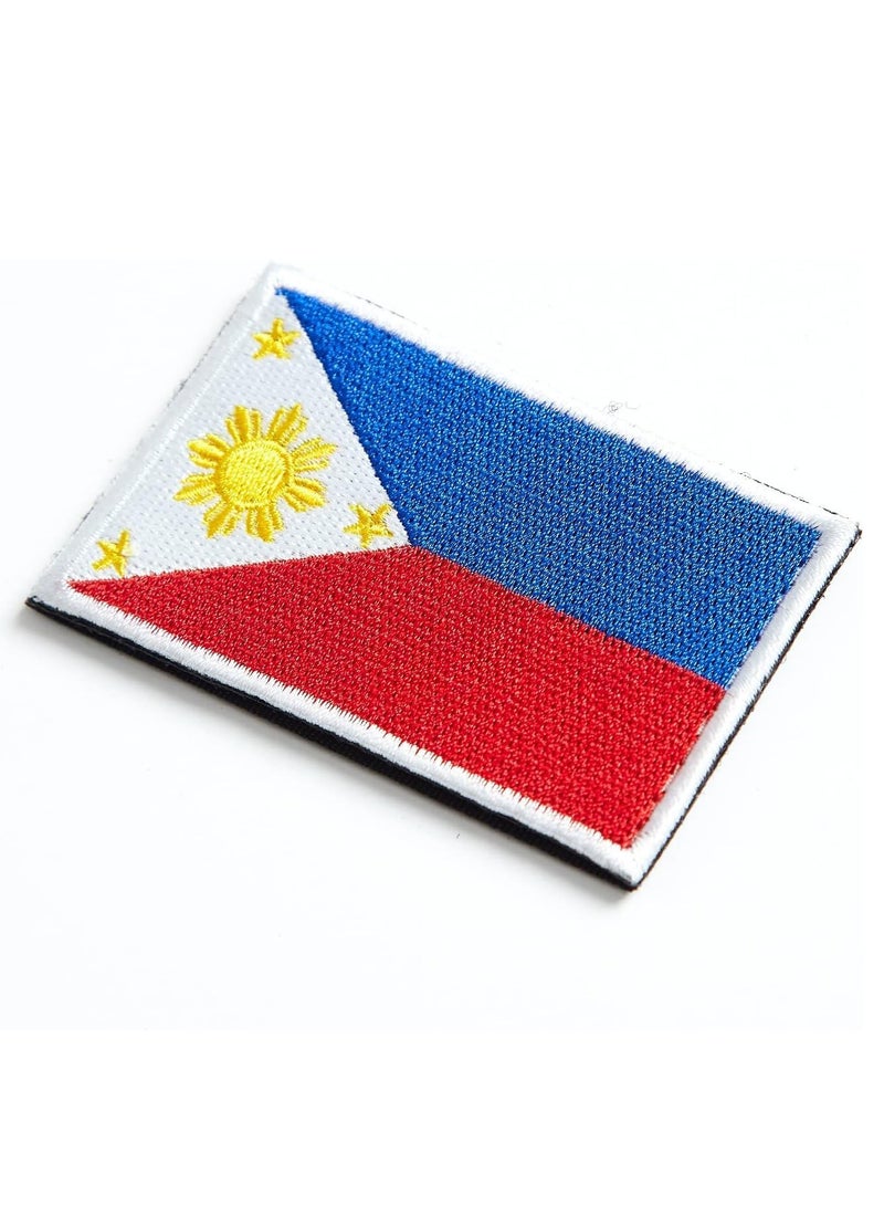Generic Pack of 2pcs Embroidered Flag Patches - Perfect for Jackets - Backpackers - Travelers - Uniforms - Jeans and Hats - Tactical Embroidered Patches  - Image 4