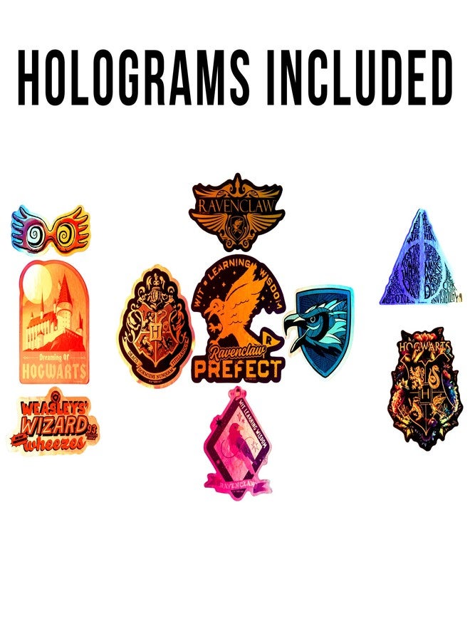 Conquest Journals Harry Potter Ravenclaw Vinyl Stickers, Unique Stickers Including Holograms, Waterproof and UV Resistant, Great for All Your Gadgets, Potterfy All The Things (120 Pack Variety Bundle) - Image 4